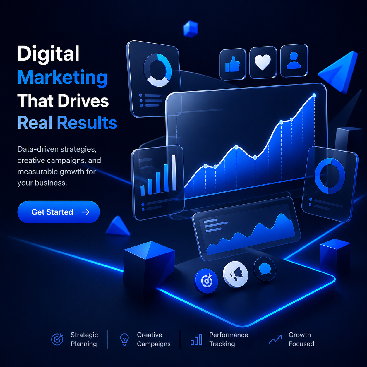 JAMIVIO Digital Marketing Graphic